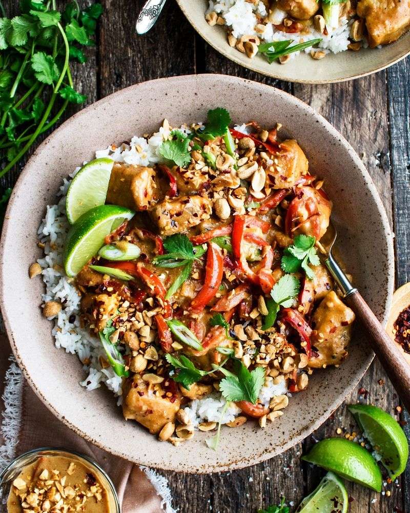 Thai-Inspired Peanut Chicken Salad
