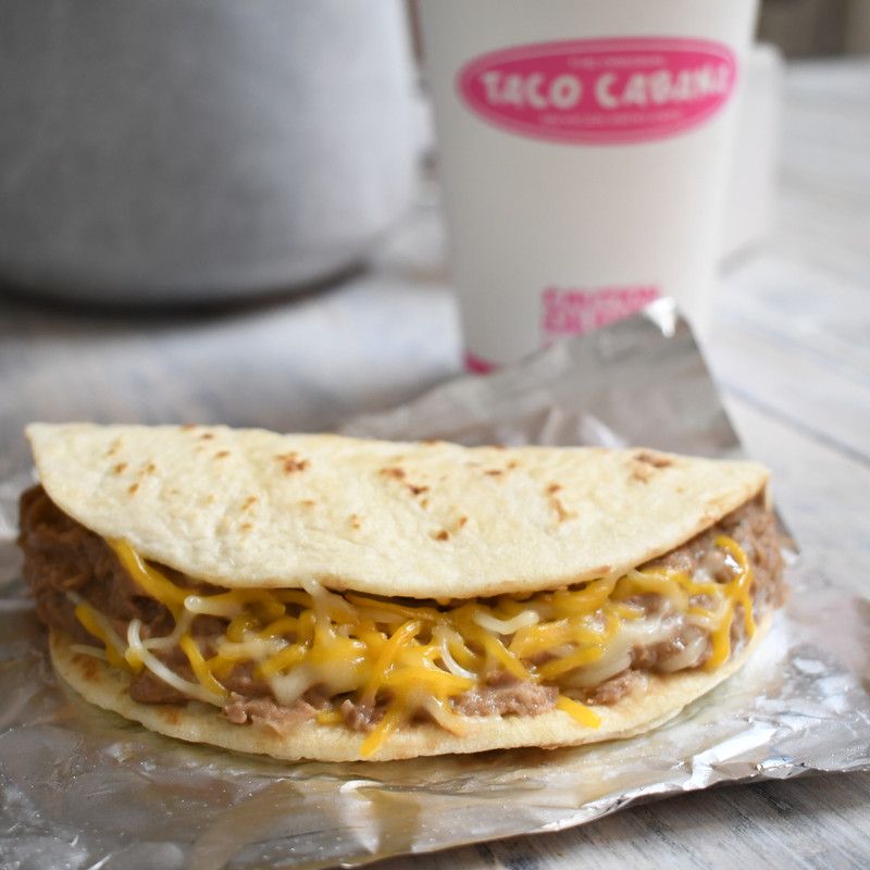 Taco Cabana's Bean And Cheese Burrito