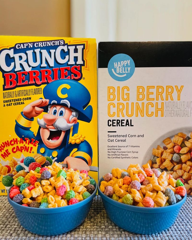 Colorful Breakfast Cereals