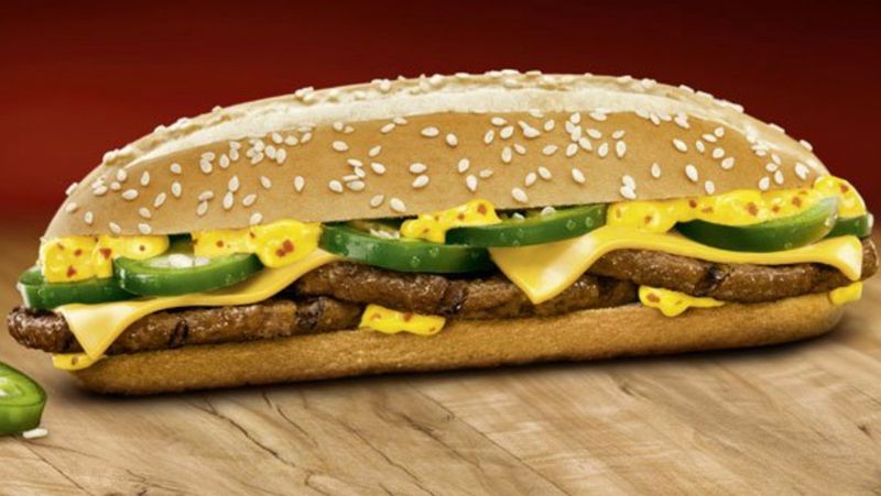 X-tra Long Chili Cheeseburger (Burger King, Europe)
