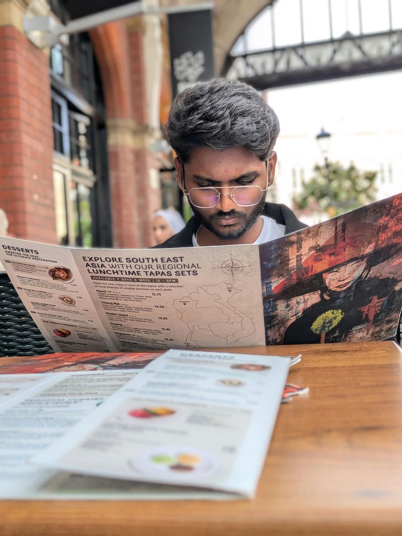 Menu Spanning Multiple Continents
