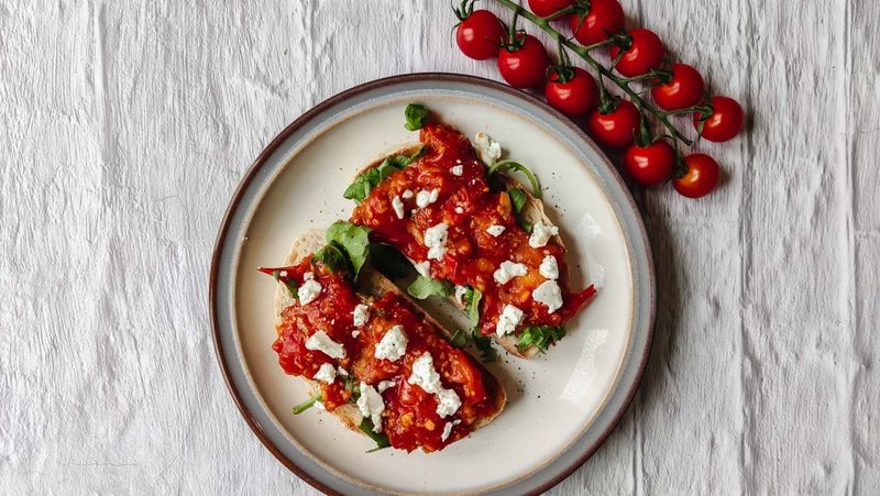 Tomato & Olive Tapenade Toast