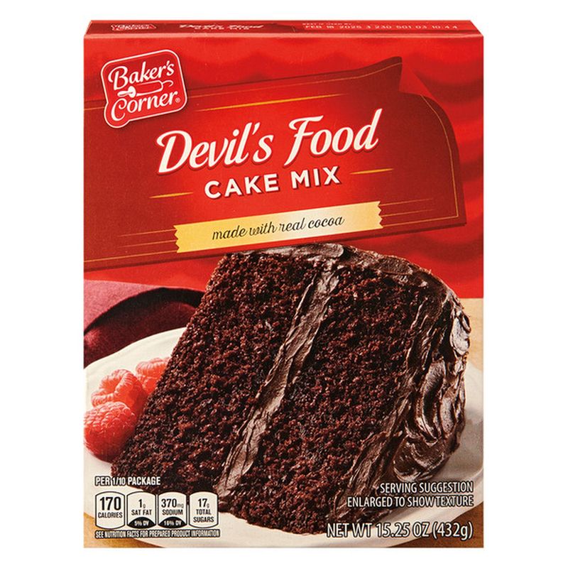 Aldi Baker's Corner Devil's Food Cake Mix