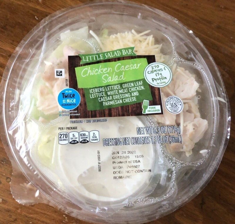 Little Salad Bar Chicken Caesar Salad Bowl