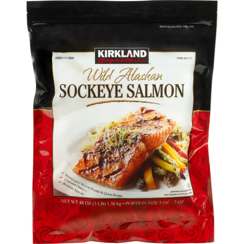 Kirkland Signature Wild Sockeye Salmon: Pure Protein Perfection