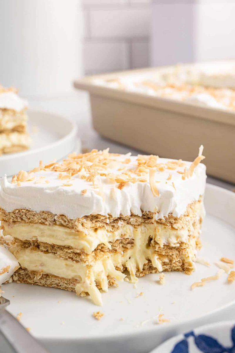 Breezy Coconut Icebox Cake
