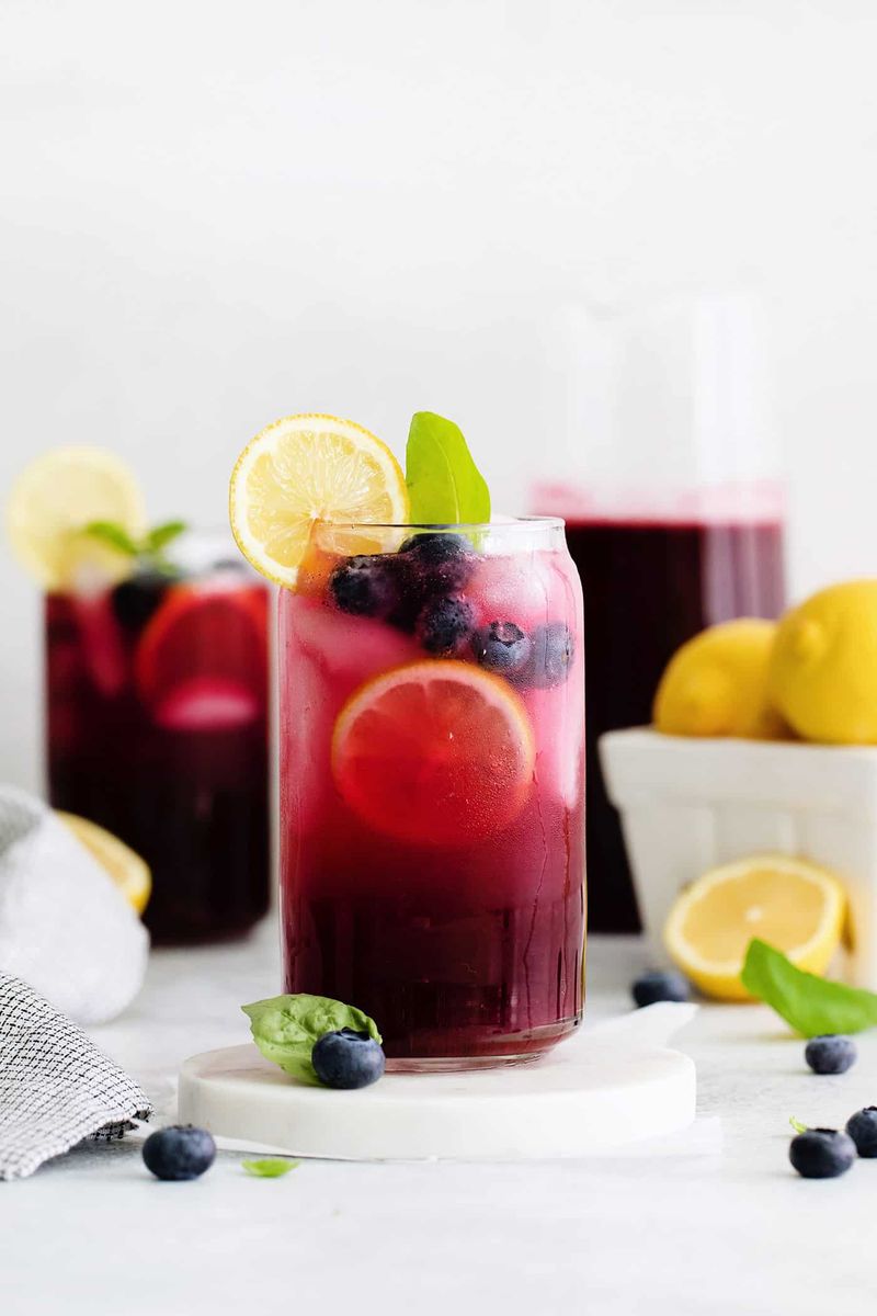 Berry Basil Lemonade