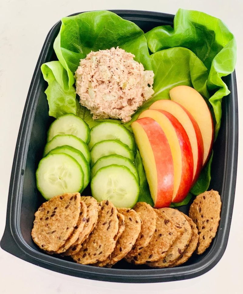 Tuna Salad with Crackers or Celery