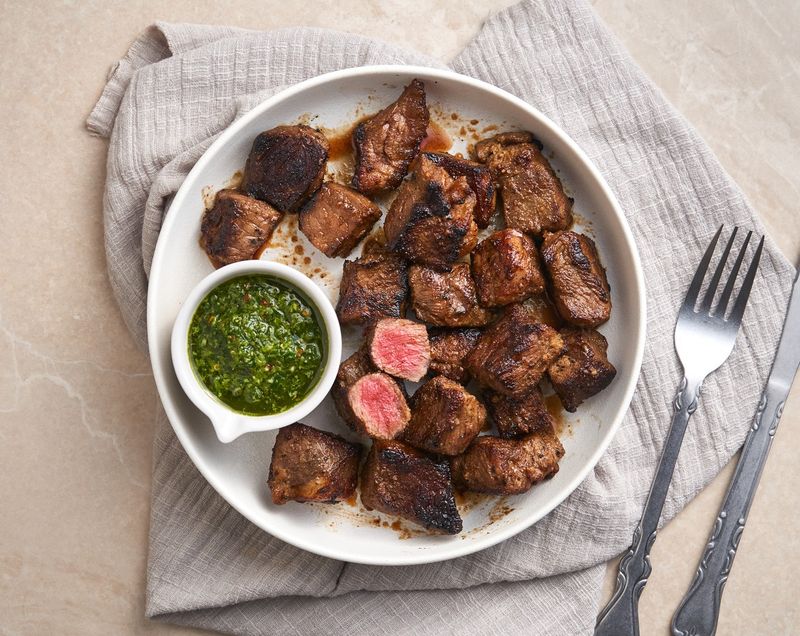 Steak Bites with Chimichurri
