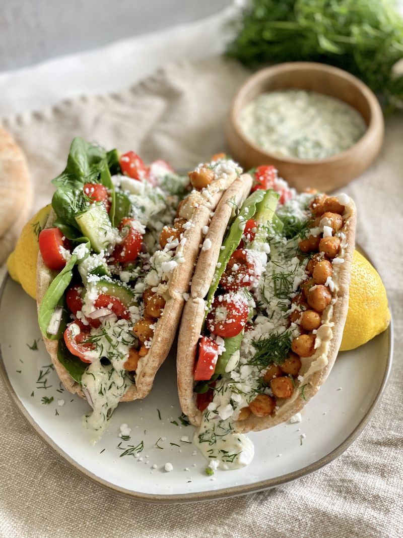 Greek-Inspired Pita Pockets