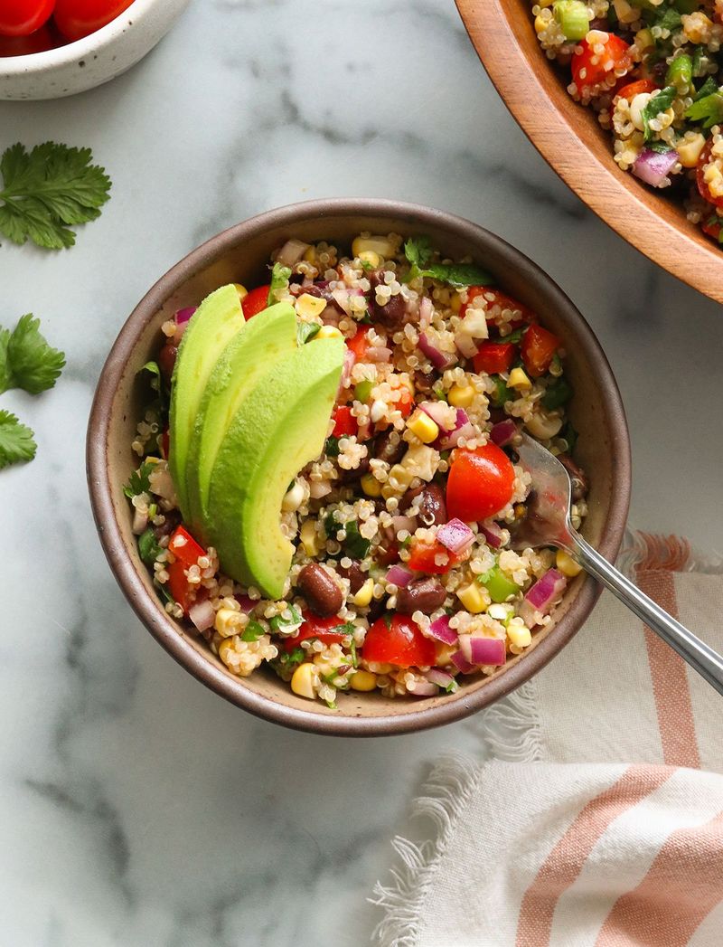 Black Bean-Quinoa Bowl