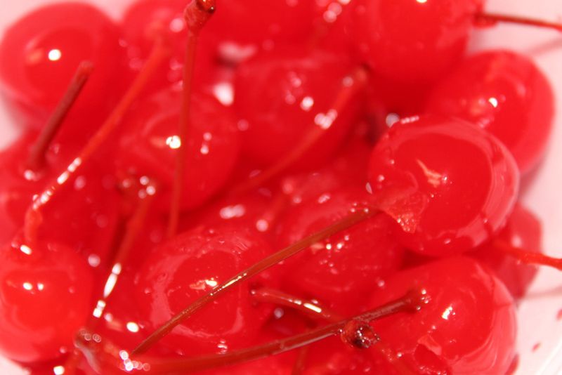 Maraschino Cherries With Banned Dyes