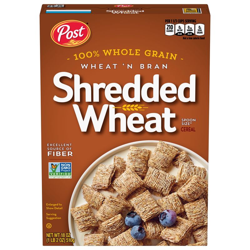 Shredded Wheat (No Sugar Added)