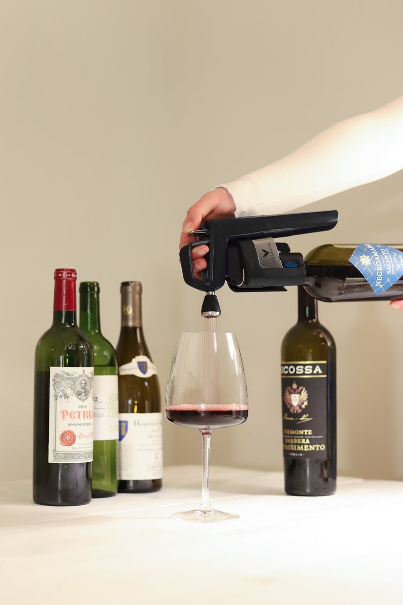 Opened Red Wine
