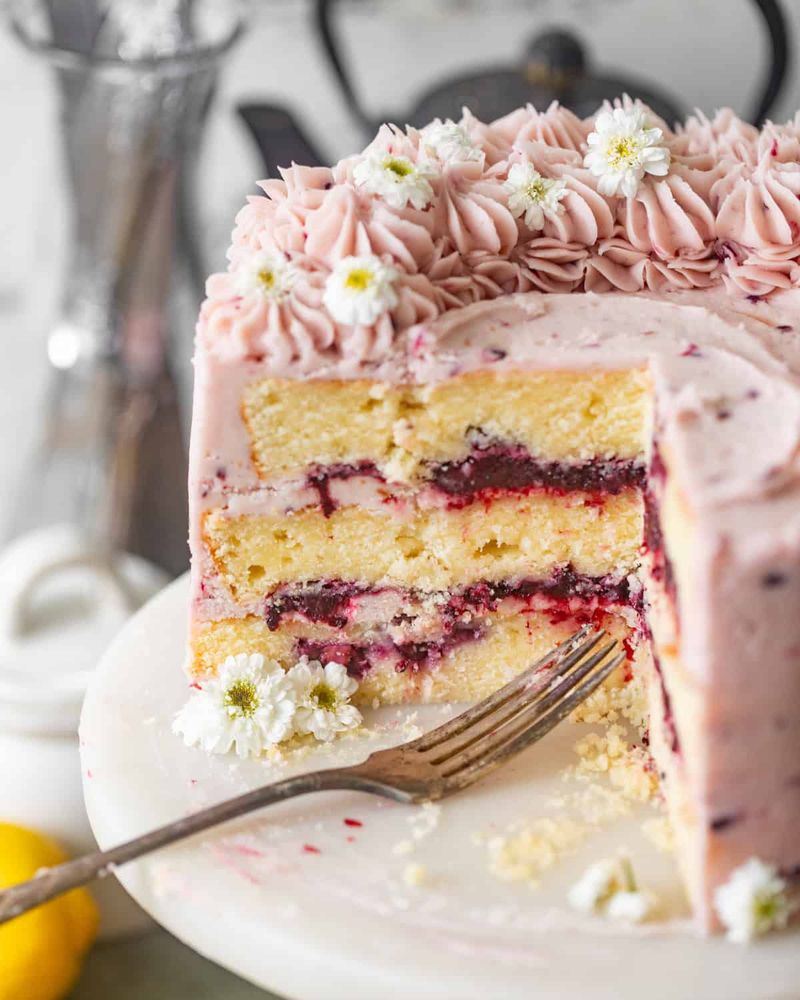 Lemon Blackberry Cake