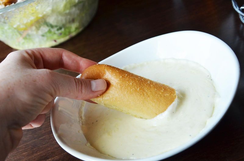 Ask for Alfredo as a Dipping Sauce
