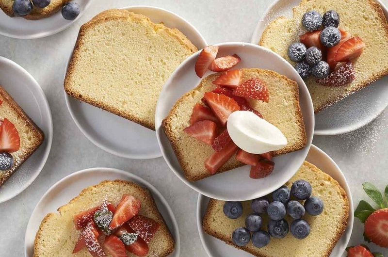 Vanilla Bean Pound Cake with Fresh Fruit