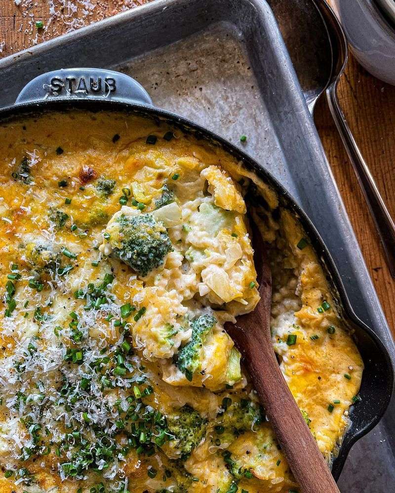 Cheesy Broccoli and Rice Casserole