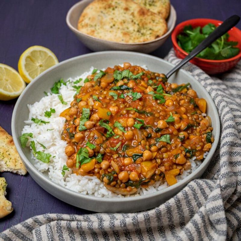 Lentil Chickpea Curry
