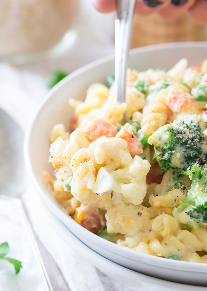Veggie-Packed Baked Mac & Cheese