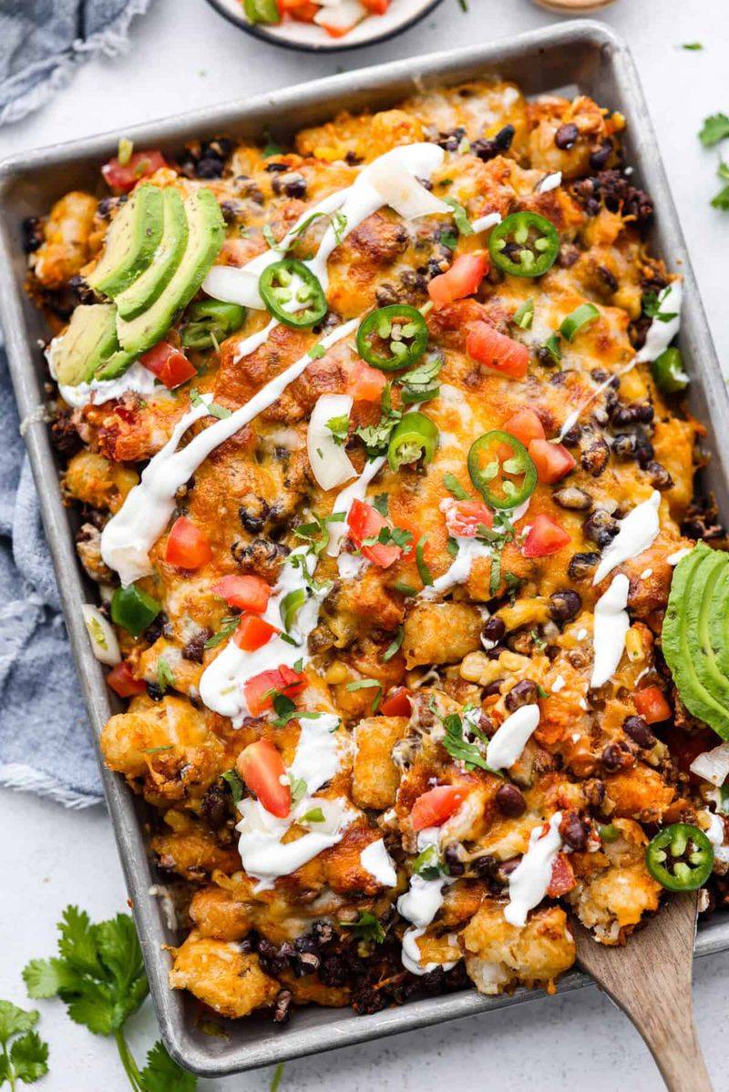 Tater-Tot Nachos (Totchos)