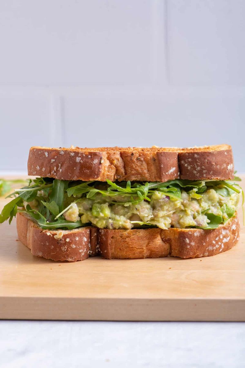 White Bean & Avocado Sandwich