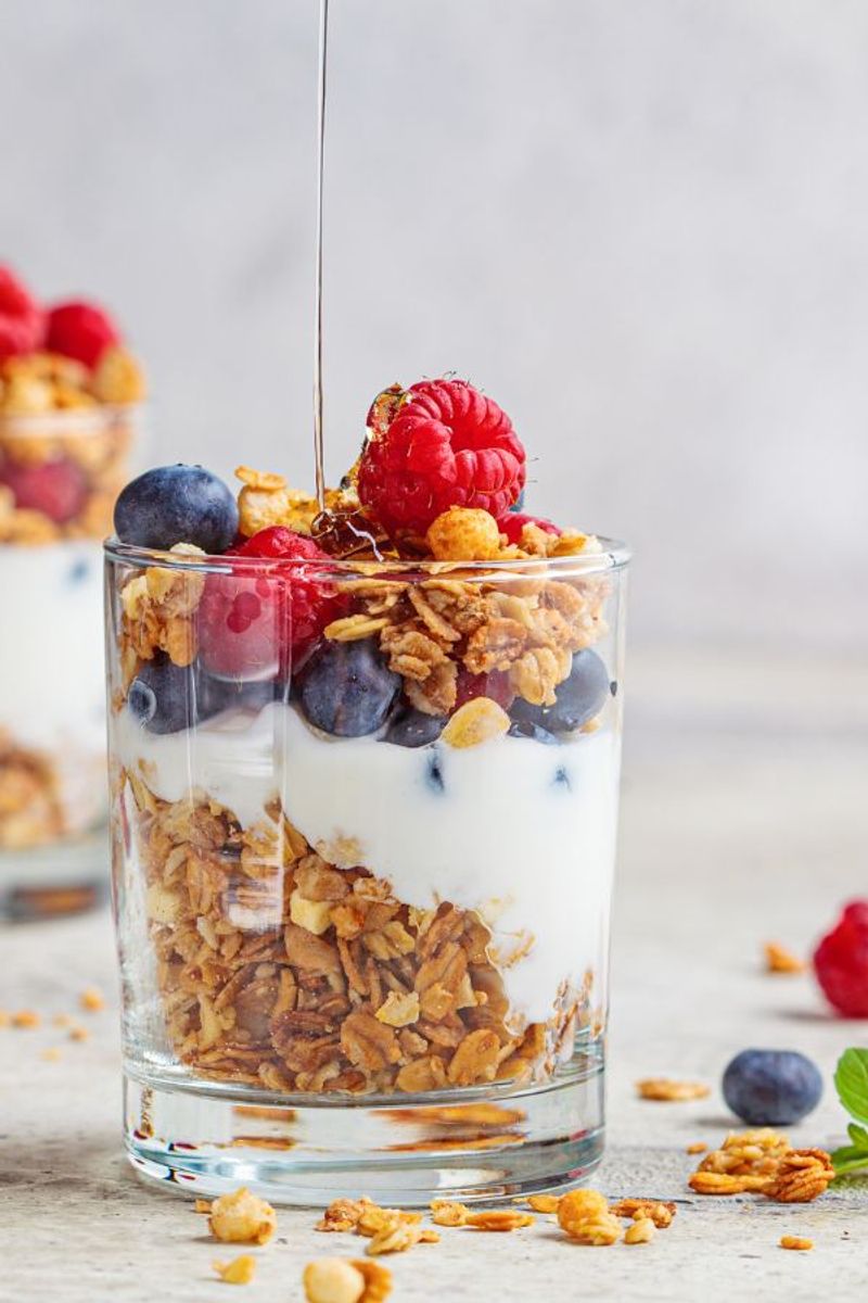 Greek Yogurt with Berries and Nuts