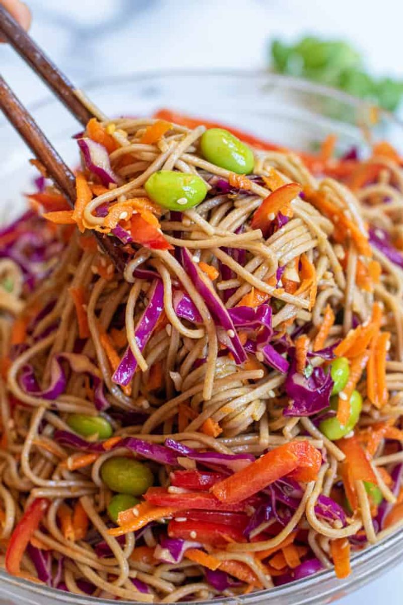 Sesame Soba Noodle Salad