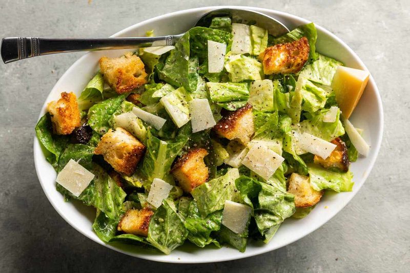 Caesar Salad with Dressing