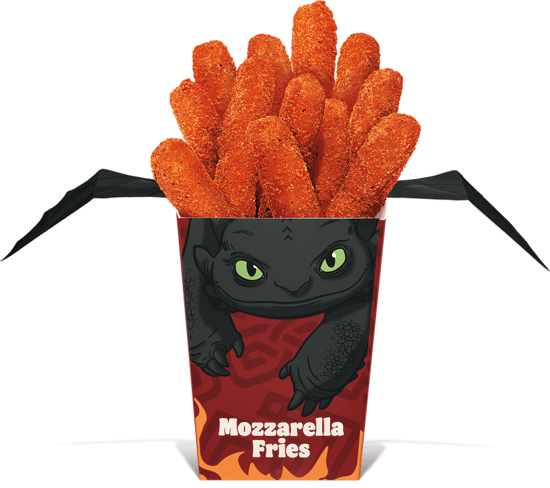 Burger King's Fiery Dragon Mozzarella Fries