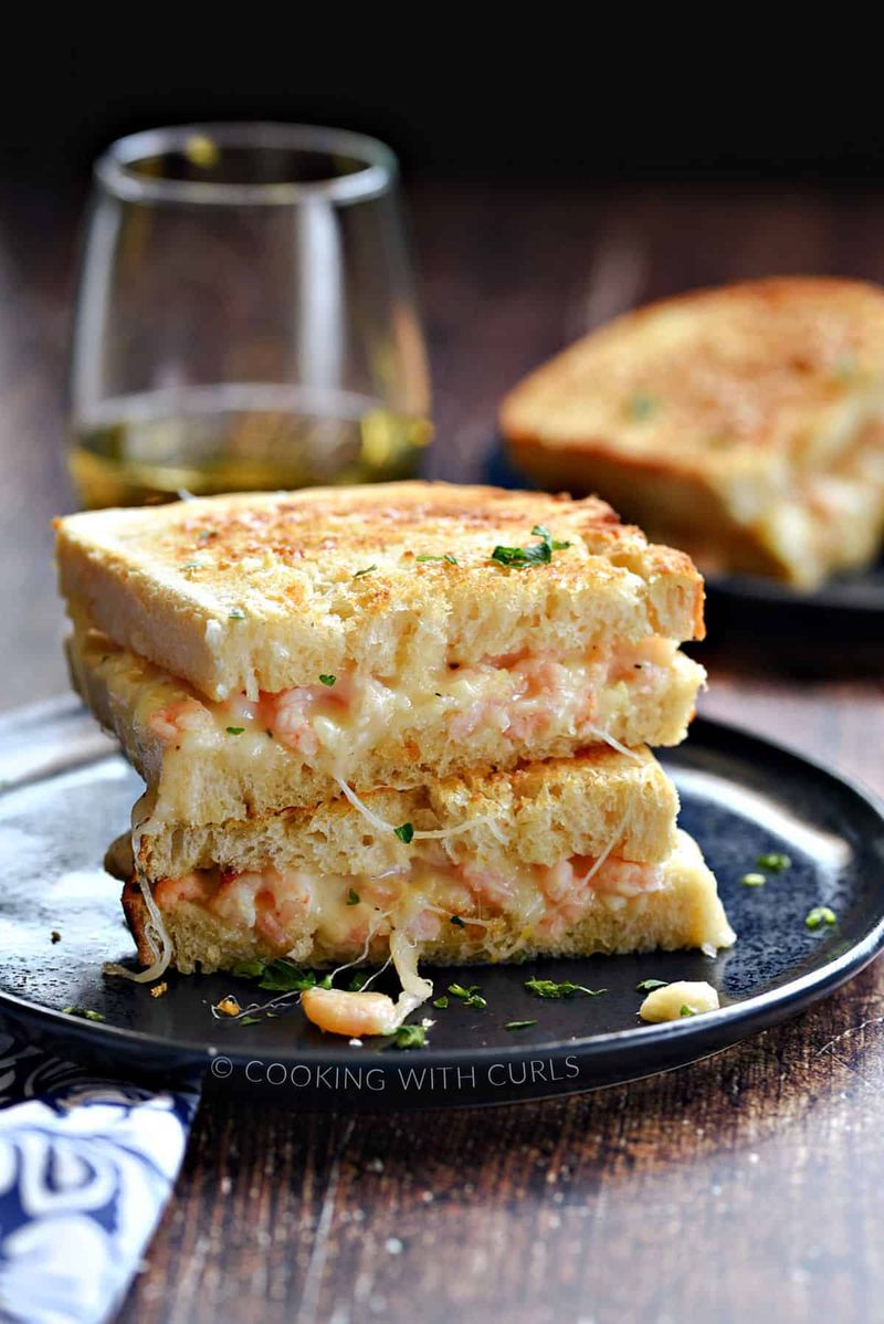 Zingy Shrimp Grilled Cheese