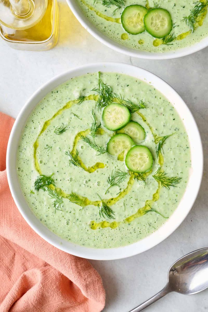 Cold Cucumber Yogurt Soup