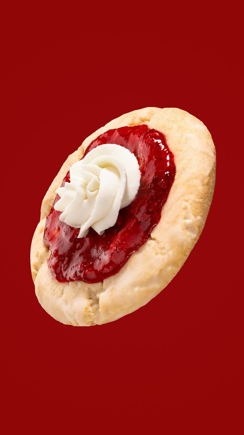 Raspberry Butter Cake Cookie