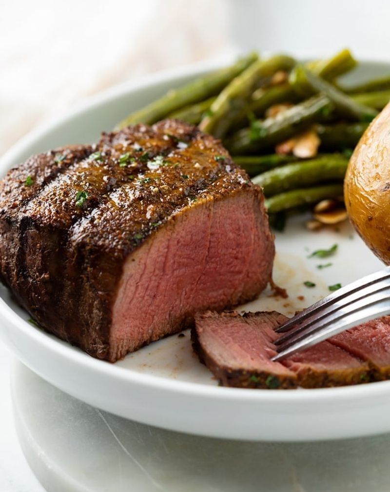 Well-Done Filet Mignon