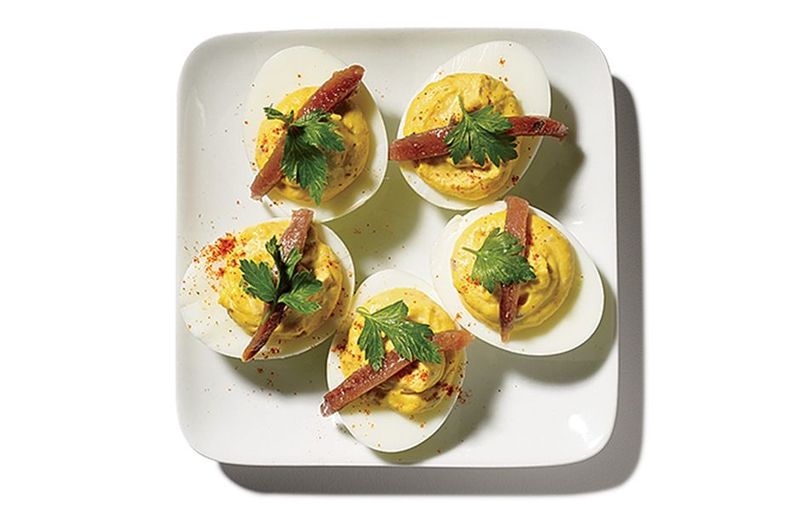 Deviled Eggs With Anchovies