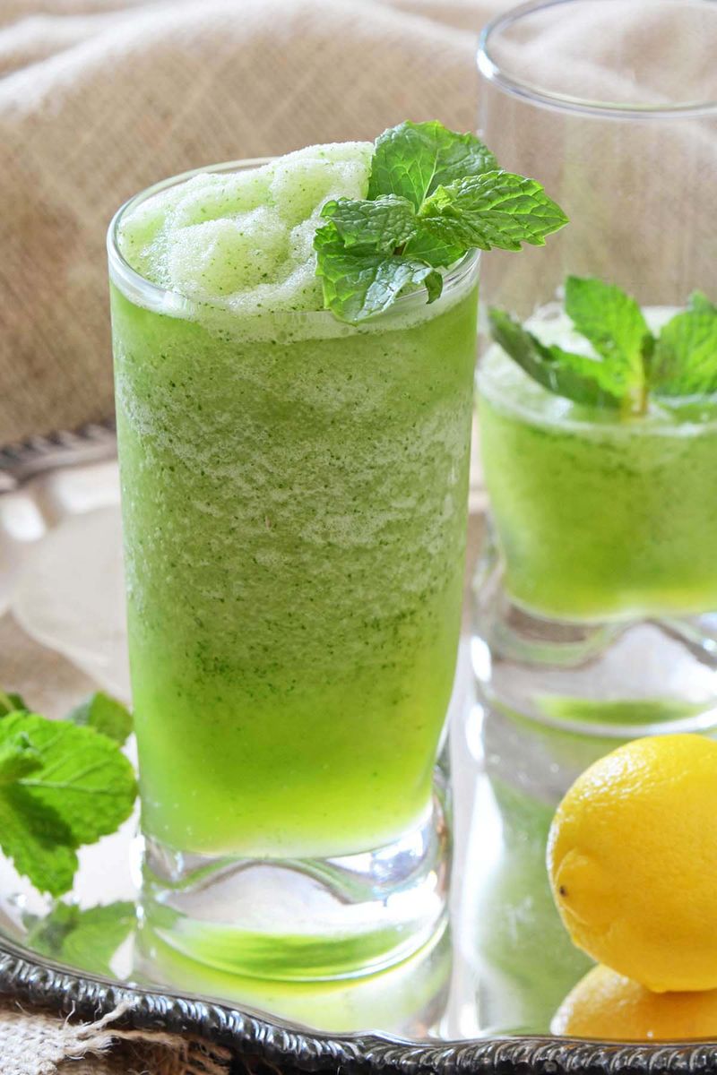 Mint Lemonade Slush (Limonana)