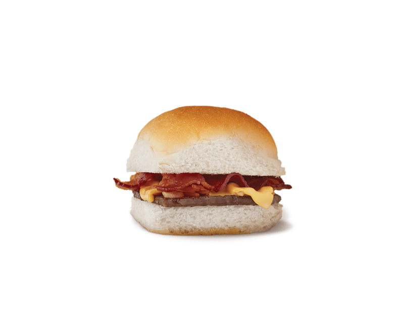 White Castle Bacon Cheese Sliders