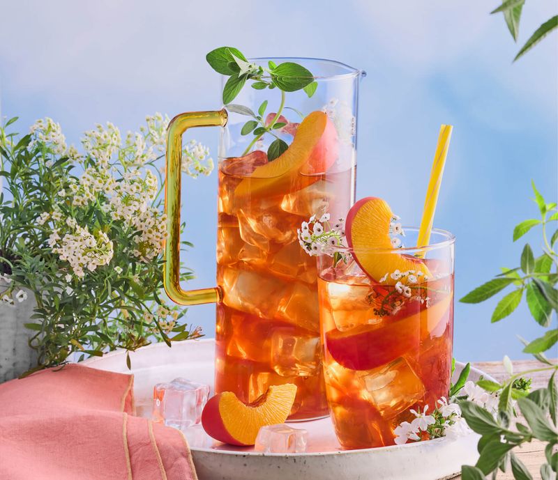 Peach-Flavored Black Tea