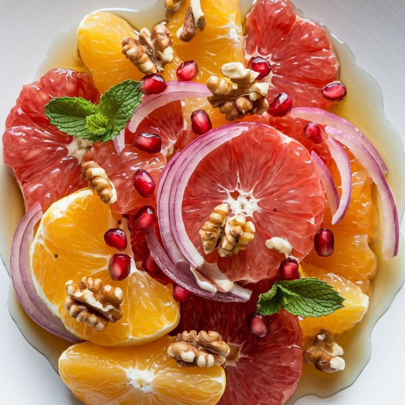 Winter Citrus Salad with Honey Dressing