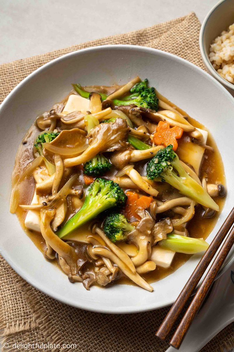 Steamed Vegetables with Tofu