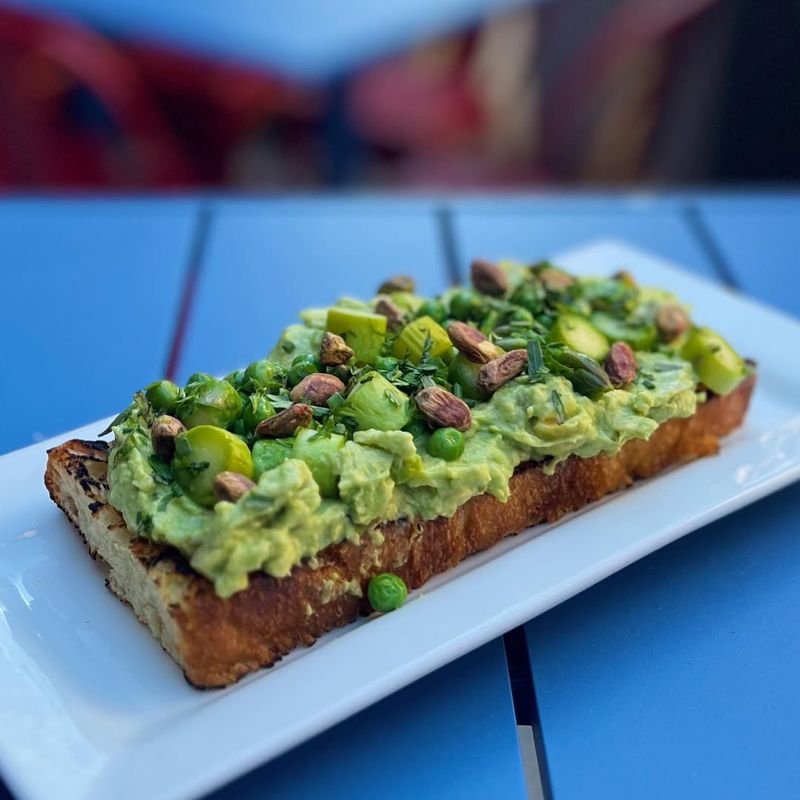 Open-Air Avocado Toast Focaccia