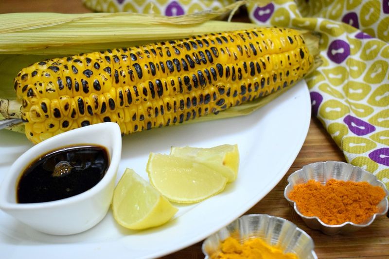 Corn with Soy Sauce Glaze