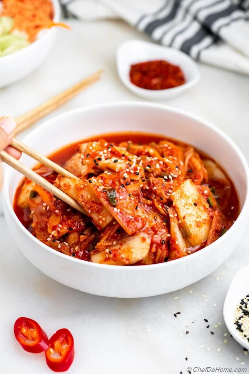 Kimchi: Fiery Fermented Cabbage