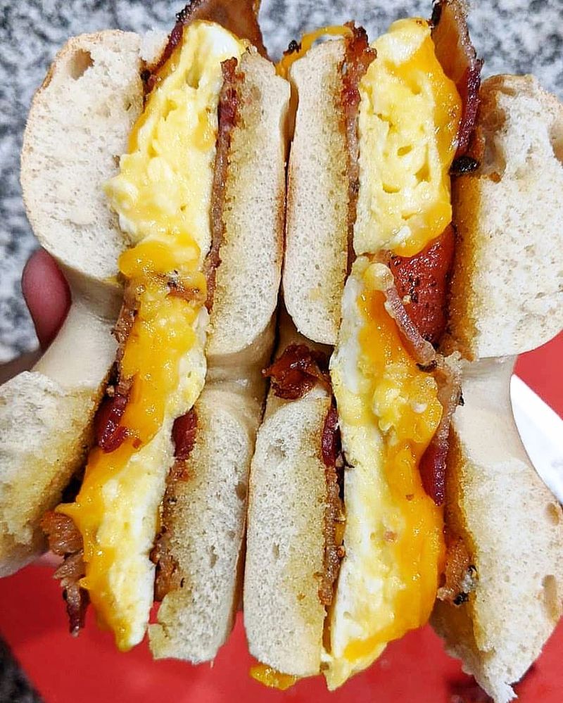 Einstein Bros. Bagels’ Bacon, Egg & Cheese Bagel