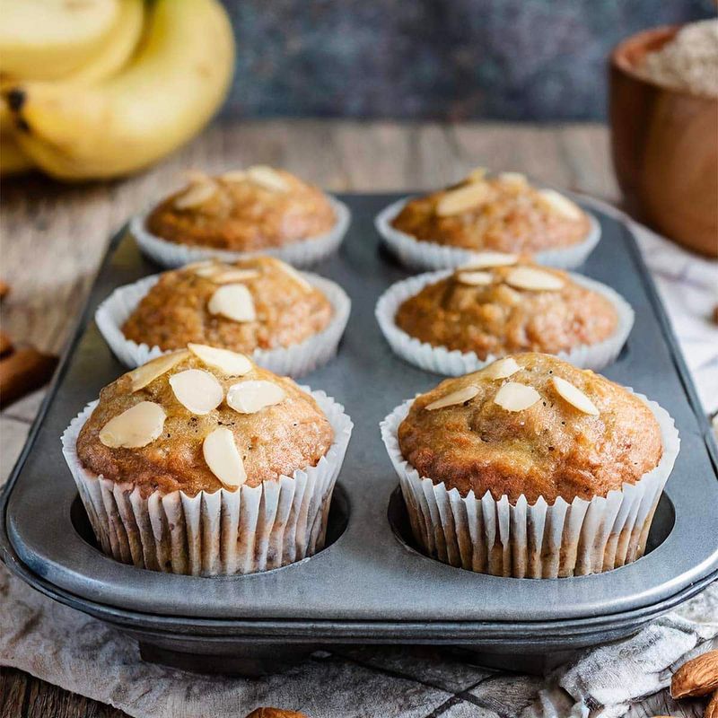 Almond Flour Banana Muffins