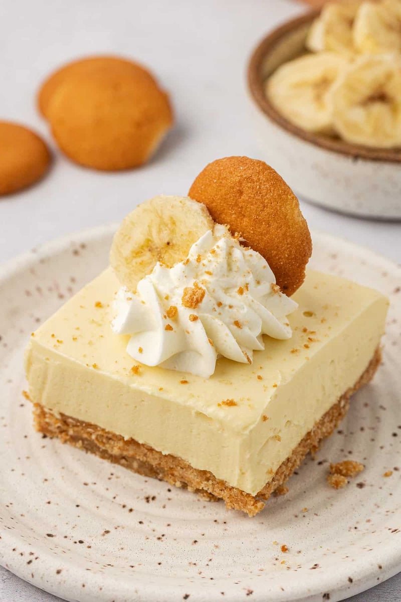 Banana Pudding Cheesecake Bars