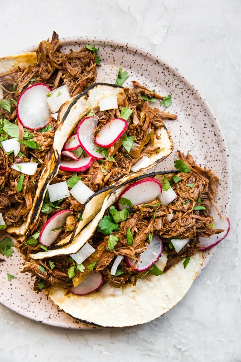 Smoky Slow Cooker Beef Tacos