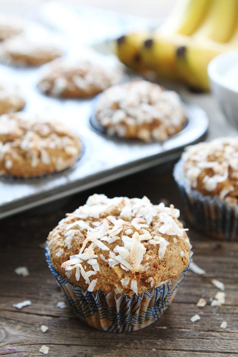 Banana Coconut Muffins