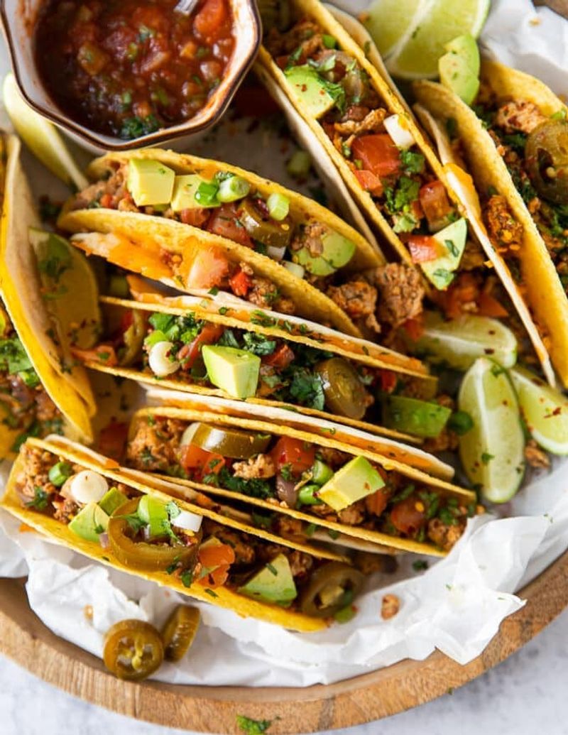 Ground Chicken Tacos
