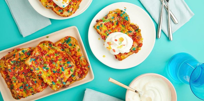 Fruity Pebbles French Toast